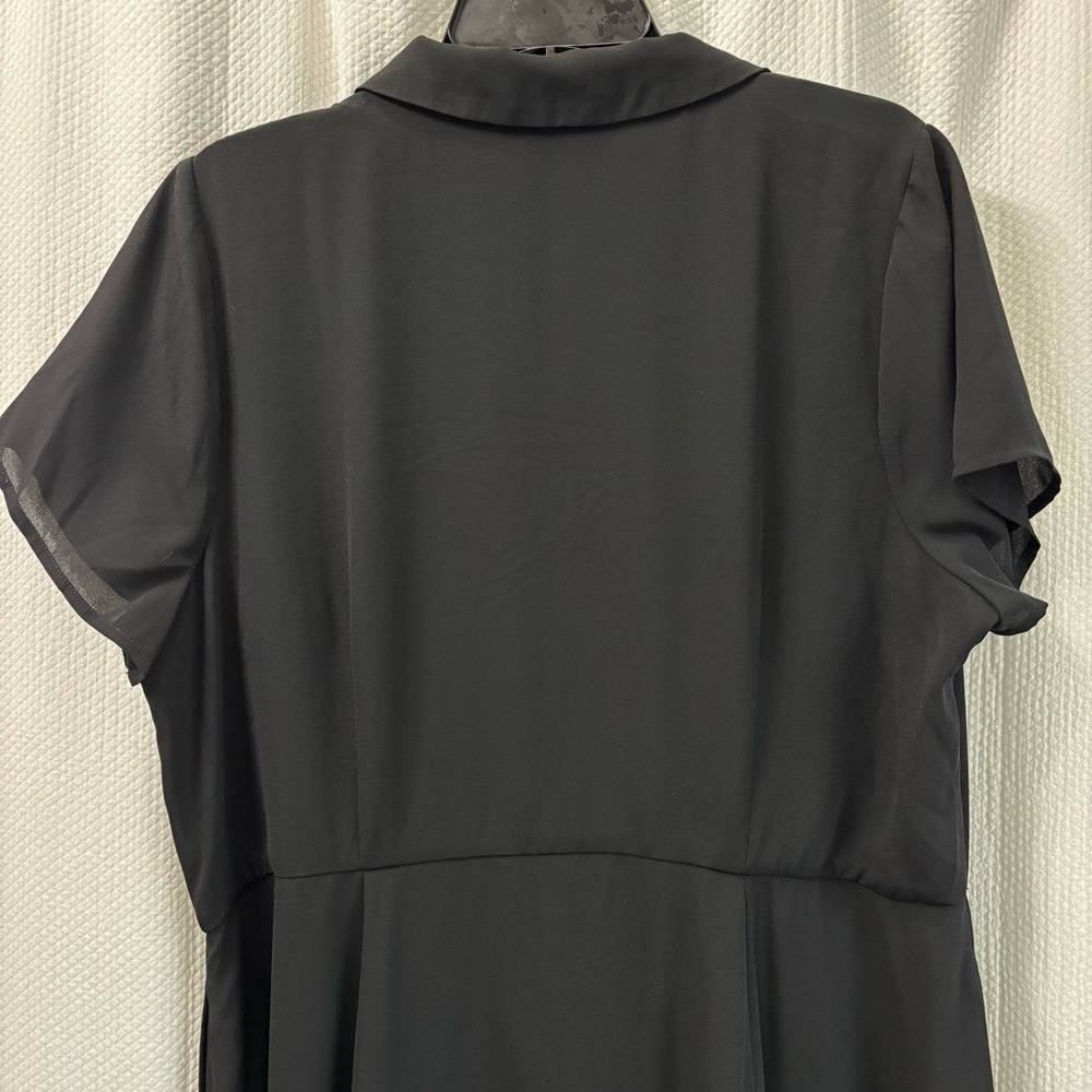 ModCloth button front black dress size 1x see description - Picture 5 of 8